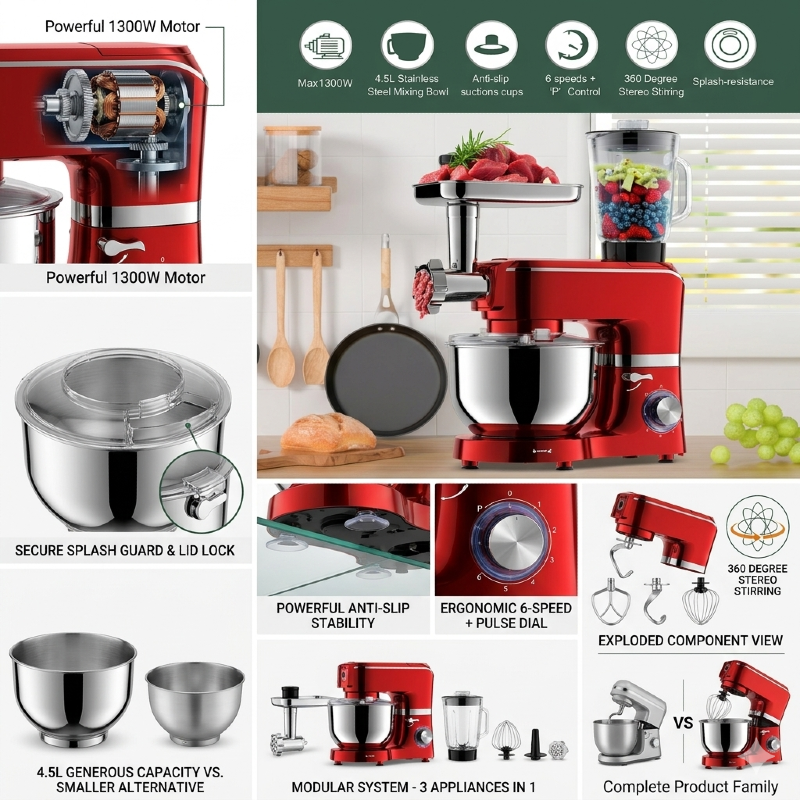 Blenders and Juicers Food Processor Food Mixer 