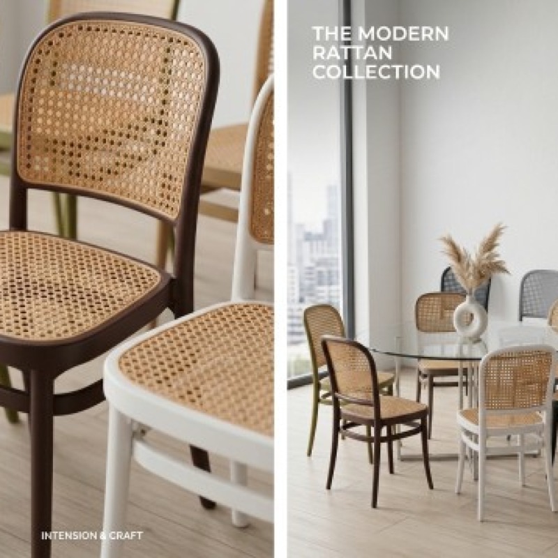 Cheap Price Outdoor Garden Furniture Stackable pp Plastic Rattan Chair Set of 6