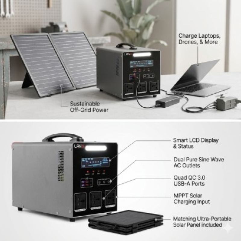 Emergency Backup Lithium Battery Iron LiFePO4 Battery 200W 300W 600W 1000W 2000W Energy Storage System Solar Power Station