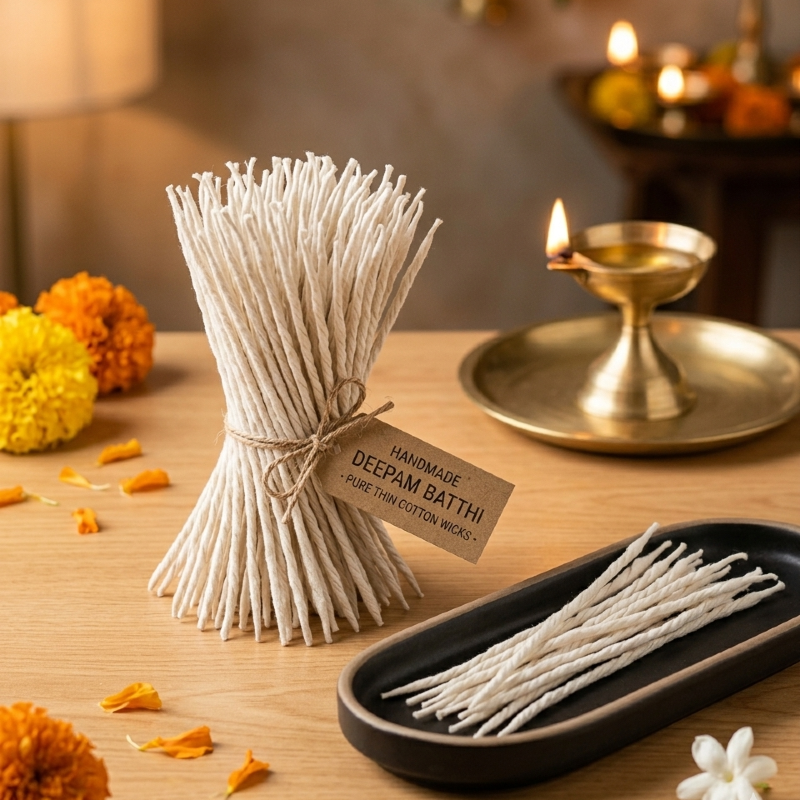 Handmade Deepam Batthi (Pack of 60)