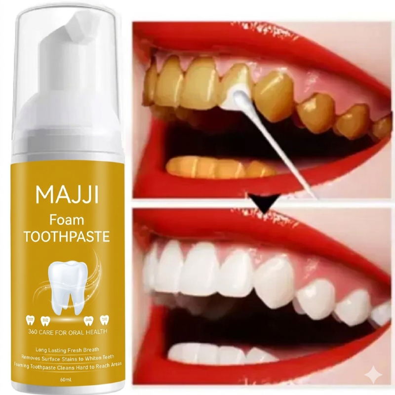 MAJJI Foam Toothpaste