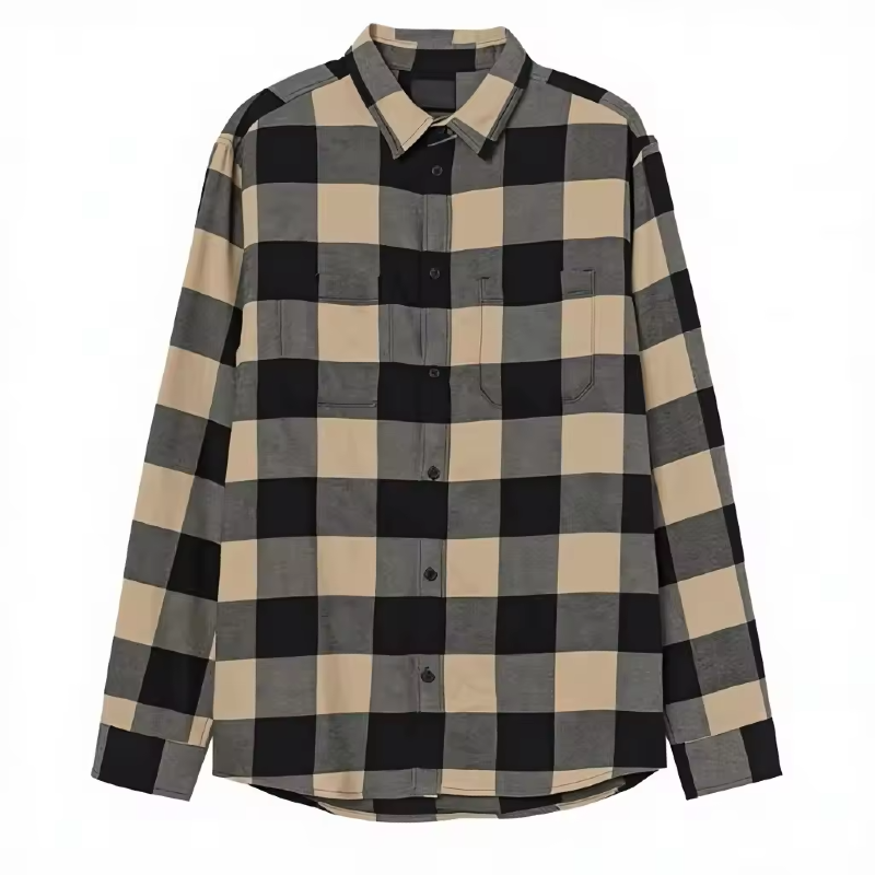 Men's Flannel Plaid Shirt