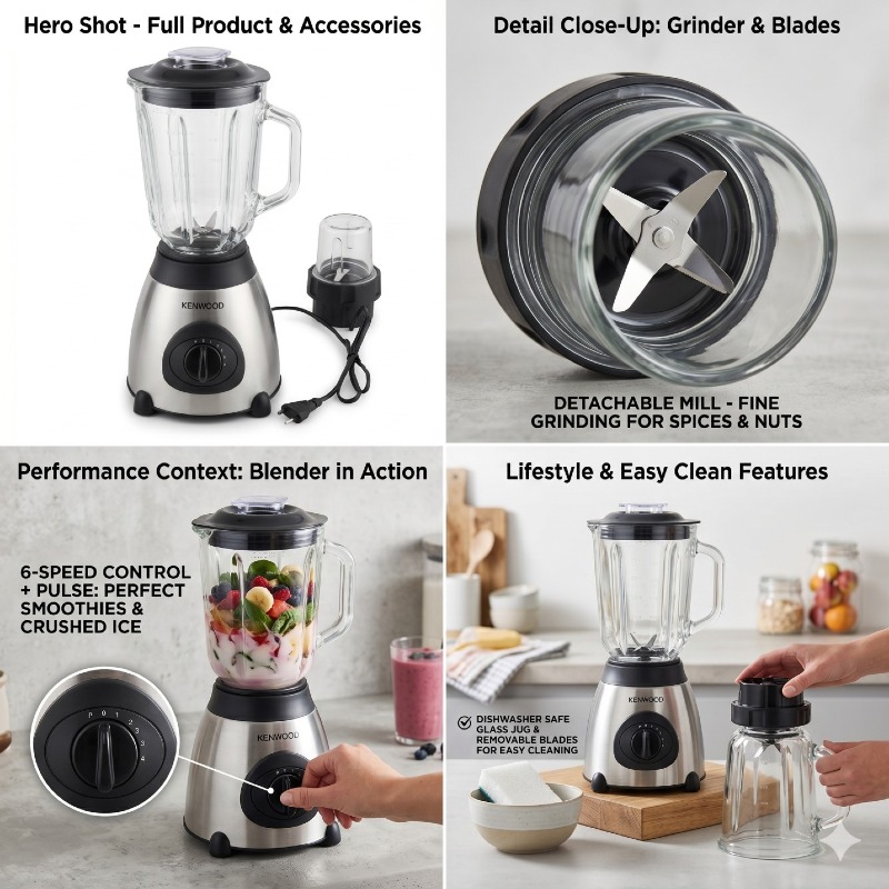 Professional Smoothie Maker for Soup, Sauce & Baby Food, Restaurant-Grade Kitchen Appliance