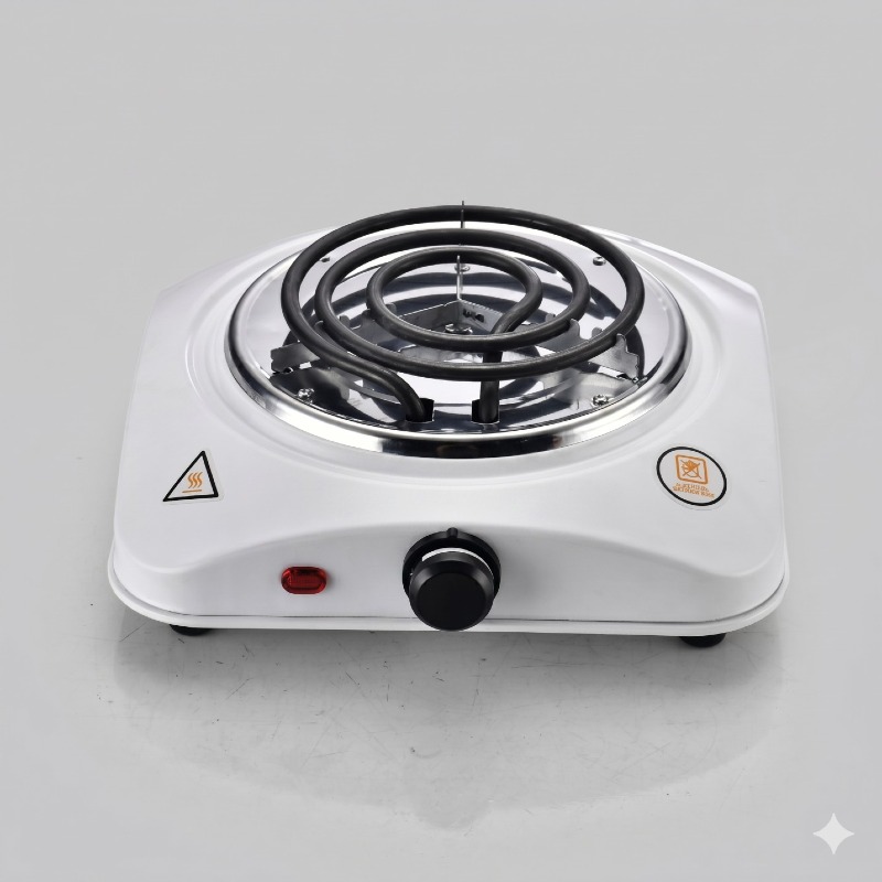 Portable Electric Single burner Stove Electric New Cooking Hot Plate Coil Thermostat 1000w OEM