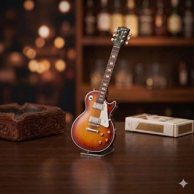 Unique Guitar Shaped Cigarette Lighter