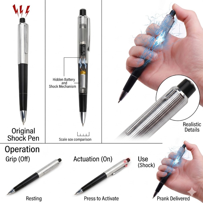 Electric Shock Pen Novelty Toy